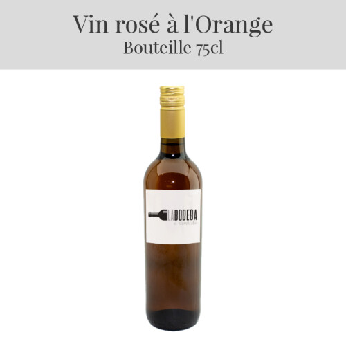 Vin rosé à l'Orange 75Cl